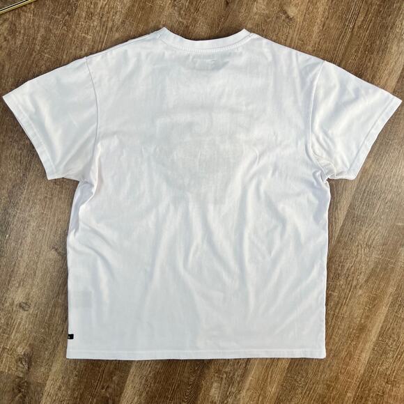 Hustle Gang White Embroidered Bear T Shirt - Picture 3 of 9